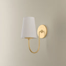 One Light Wall Sconce<br /><span style="color:#4AB0CE;">Entrega: 17-18 semanas en USA</span><br /><span style="color:#4AB0CE;font-size:60%;">PREGUNTE POR ENTREGA EN PANAMA</span><br />Collection: Weiland<br />Finish: Vintage Gold Leaf