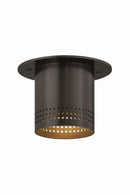One Light Flush Mount<br /><span style="color:#4AB0CE;">Entrega: 4-10 dias en USA</span><br /><span style="color:#4AB0CE;font-size:60%;">PREGUNTE POR ENTREGA EN PANAMA</span><br />Collection: Berg<br />Finish: Bronze