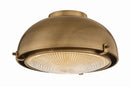 One Light Flush Mount<br /><span style="color:#4AB0CE;">Entrega: 4-10 dias en USA</span><br /><span style="color:#4AB0CE;font-size:60%;">PREGUNTE POR ENTREGA EN PANAMA</span><br />Collection: Fritz<br />Finish: Patina Brass