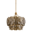 Six Light Chandelier<br /><span style="color:#4AB0CE;">Entrega: 4-10 dias en USA</span><br /><span style="color:#4AB0CE;font-size:60%;">PREGUNTE POR ENTREGA EN PANAMA</span><br />Collection: Jacik<br />Finish: Patina Gold Leaf