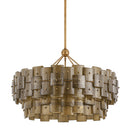 Eight Light Chandelier<br /><span style="color:#4AB0CE;">Entrega: 4-10 dias en USA</span><br /><span style="color:#4AB0CE;font-size:60%;">PREGUNTE POR ENTREGA EN PANAMA</span><br />Collection: Jacik<br />Finish: Patina Gold Leaf