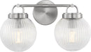 Two Light Vanity<br /><span style="color:#4AB0CE;">Entrega: 2-3 semanas en USA</span><br /><span style="color:#4AB0CE;font-size:60%;">PREGUNTE POR ENTREGA EN PANAMA</span><br />Collection: Preston<br />Finish: Brushed Nickel