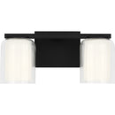 Two Light Vanity<br /><span style="color:#4AB0CE;">Entrega: 4-10 dias en USA</span><br /><span style="color:#4AB0CE;font-size:60%;">PREGUNTE POR ENTREGA EN PANAMA</span><br />Collection: Holden<br />Finish: Midnight Black