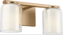 Visual Comfort Studio - SCDJVN130SBCGMG - Two Light Vanity - Holden - Satin Brass