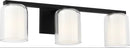 Visual Comfort Studio - SCDJVN131MBKCGMG - Three Light Vanity - Holden - Midnight Black