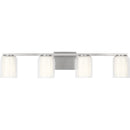 Four Light Vanity<br /><span style="color:#4AB0CE;">Entrega: 4-10 dias en USA</span><br /><span style="color:#4AB0CE;font-size:60%;">PREGUNTE POR ENTREGA EN PANAMA</span><br />Collection: Holden<br />Finish: Brushed Nickel