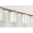 Four Light Vanity<br /><span style="color:#4AB0CE;">Entrega: 4-10 dias en USA</span><br /><span style="color:#4AB0CE;font-size:60%;">PREGUNTE POR ENTREGA EN PANAMA</span><br />Collection: Holden<br />Finish: Satin Brass