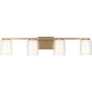 Four Light Vanity<br /><span style="color:#4AB0CE;">Entrega: 4-10 dias en USA</span><br /><span style="color:#4AB0CE;font-size:60%;">PREGUNTE POR ENTREGA EN PANAMA</span><br />Collection: Holden<br />Finish: Satin Brass