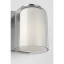 One Light Wall Sconce<br /><span style="color:#4AB0CE;">Entrega: 4-10 dias en USA</span><br /><span style="color:#4AB0CE;font-size:60%;">PREGUNTE POR ENTREGA EN PANAMA</span><br />Collection: Holden<br />Finish: Brushed Nickel