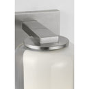One Light Wall Sconce<br /><span style="color:#4AB0CE;">Entrega: 4-10 dias en USA</span><br /><span style="color:#4AB0CE;font-size:60%;">PREGUNTE POR ENTREGA EN PANAMA</span><br />Collection: Holden<br />Finish: Brushed Nickel