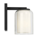 One Light Wall Sconce<br /><span style="color:#4AB0CE;">Entrega: 4-10 dias en USA</span><br /><span style="color:#4AB0CE;font-size:60%;">PREGUNTE POR ENTREGA EN PANAMA</span><br />Collection: Holden<br />Finish: Midnight Black
