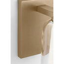 One Light Wall Sconce<br /><span style="color:#4AB0CE;">Entrega: 4-10 dias en USA</span><br /><span style="color:#4AB0CE;font-size:60%;">PREGUNTE POR ENTREGA EN PANAMA</span><br />Collection: Holden<br />Finish: Satin Brass