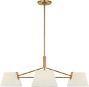 Visual Comfort Studio - SCRJCH194EBSWL - Three Light Chandelier - Hale - Estate Brass