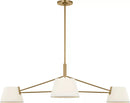Visual Comfort Studio - SCRJCH198EBSWL - Three Light Chandelier - Hale - Estate Brass