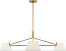 Visual Comfort Studio - SCRJCH198EBSWL - Three Light Chandelier - Hale - Estate Brass