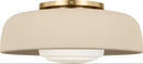 Visual Comfort Studio - SCRJFM169EBSISOEG - One Light Flush Mount - Liora - Estate Brass