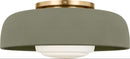 Visual Comfort Studio - SCRJFM169EBSSSOEG - One Light Flush Mount - Liora - Estate Brass