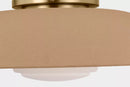 One Light Flush Mount<br /><span style="color:#4AB0CE;">Entrega: 4-5 semanas en USA</span><br /><span style="color:#4AB0CE;font-size:60%;">PREGUNTE POR ENTREGA EN PANAMA</span><br />Collection: Liora<br />Finish: Estate Brass