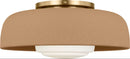Visual Comfort Studio - SCRJFM169EBSTSOEG - One Light Flush Mount - Liora - Estate Brass