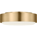 Visual Comfort Studio - SCRJFM186EBSOEG - Two Light Flush Mount - Aurelle - Estate Brass