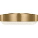 Three Light Flush Mount<br /><span style="color:#4AB0CE;">Entrega: 9-10 semanas en USA</span><br /><span style="color:#4AB0CE;font-size:60%;">PREGUNTE POR ENTREGA EN PANAMA</span><br />Collection: Aurelle<br />Finish: Estate Brass