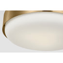 Visual Comfort Studio - SCRJFM188EBSOEG - Three Light Flush Mount - Aurelle - Estate Brass