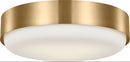 Visual Comfort Studio - SCRJFM188EBSOEG - Three Light Flush Mount - Aurelle - Estate Brass