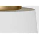 Visual Comfort Studio - SCRJFM196EBSWL - Three Light Flush Mount - Hale - Estate Brass