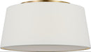 Visual Comfort Studio - SCRJFM196EBSWL - Three Light Flush Mount - Hale - Estate Brass