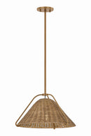 One Light Pendant<br /><span style="color:#4AB0CE;">Entrega: 4-10 dias en USA</span><br /><span style="color:#4AB0CE;font-size:60%;">PREGUNTE POR ENTREGA EN PANAMA</span><br />Collection: Richard<br />Finish: Patina Brass