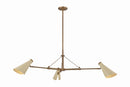 Three Light Chandelier<br /><span style="color:#4AB0CE;">Entrega: 4-10 dias en USA</span><br /><span style="color:#4AB0CE;font-size:60%;">PREGUNTE POR ENTREGA EN PANAMA</span><br />Collection: Andersen<br />Finish: Patina Brass
