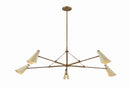 Five Light Chandelier<br /><span style="color:#4AB0CE;">Entrega: 4-10 dias en USA</span><br /><span style="color:#4AB0CE;font-size:60%;">PREGUNTE POR ENTREGA EN PANAMA</span><br />Collection: Andersen<br />Finish: Patina Brass