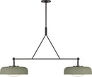 Visual Comfort Studio - SCRJLS171AISSOEG - Two Light Linear Chandelier - Liora - Aged Iron
