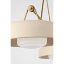 Two Light Linear Chandelier<br /><span style="color:#4AB0CE;">Entrega: 3-4 semanas en USA</span><br /><span style="color:#4AB0CE;font-size:60%;">PREGUNTE POR ENTREGA EN PANAMA</span><br />Collection: Liora<br />Finish: Estate Brass