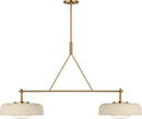 Visual Comfort Studio - SCRJLS171EBSISOEG - Two Light Linear Chandelier - Liora - Estate Brass