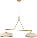Visual Comfort Studio - SCRJLS171EBSISOEG - Two Light Linear Chandelier - Liora - Estate Brass