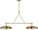Visual Comfort Studio - SCRJLS171EBSOEG - Two Light Linear Chandelier - Liora - Estate Brass