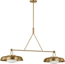 Visual Comfort Studio - SCRJLS171EBSOEG - Two Light Linear Chandelier - Liora - Estate Brass
