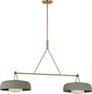 Visual Comfort Studio - SCRJLS171EBSSSOEG - Two Light Linear Chandelier - Liora - Estate Brass