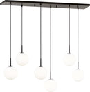 Visual Comfort Studio - SCRJLS208AIOEG - Six Light Linear Chandelier - Sorelle - Aged Iron