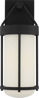 One Light Wall Lantern<br /><span style="color:#4AB0CE;">Entrega: 4-10 dias en USA</span><br /><span style="color:#4AB0CE;font-size:60%;">PREGUNTE POR ENTREGA EN PANAMA</span><br />Collection: Otis<br />Finish: Textured Black