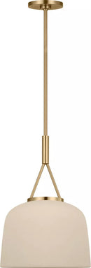 One Light Pendant<br /><span style="color:#4AB0CE;">Entrega: 4-10 dias en USA</span><br /><span style="color:#4AB0CE;font-size:60%;">PREGUNTE POR ENTREGA EN PANAMA</span><br />Collection: Liora<br />Finish: Estate Brass
