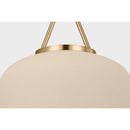 One Light Pendant<br /><span style="color:#4AB0CE;">Entrega: 4-10 dias en USA</span><br /><span style="color:#4AB0CE;font-size:60%;">PREGUNTE POR ENTREGA EN PANAMA</span><br />Collection: Liora<br />Finish: Estate Brass
