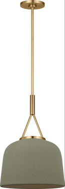 Visual Comfort Studio - SCRJPD166EBSSS - One Light Pendant - Liora - Estate Brass