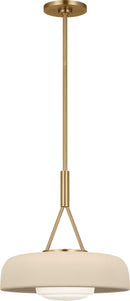 Visual Comfort Studio - SCRJPD167EBSISOEG - One Light Pendant - Liora - Estate Brass