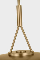 One Light Pendant<br /><span style="color:#4AB0CE;">Entrega: 22-23 semanas en USA</span><br /><span style="color:#4AB0CE;font-size:60%;">PREGUNTE POR ENTREGA EN PANAMA</span><br />Collection: Liora<br />Finish: Estate Brass