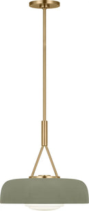 Visual Comfort Studio - SCRJPD167EBSSSOEG - One Light Pendant - Liora - Estate Brass