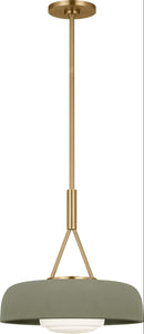 Visual Comfort Studio - SCRJPD167EBSSSOEG - One Light Pendant - Liora - Estate Brass