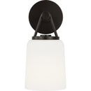 One Light Wall Sconce<br /><span style="color:#4AB0CE;">Entrega: 4-5 semanas en USA</span><br /><span style="color:#4AB0CE;font-size:60%;">PREGUNTE POR ENTREGA EN PANAMA</span><br />Collection: Liora<br />Finish: Aged Iron