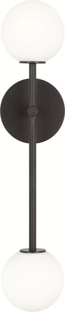 Two Light Wall Sconce<br /><span style="color:#4AB0CE;">Entrega: 5-6 semanas en USA</span><br /><span style="color:#4AB0CE;font-size:60%;">PREGUNTE POR ENTREGA EN PANAMA</span><br />Collection: Sorelle<br />Finish: Aged Iron
